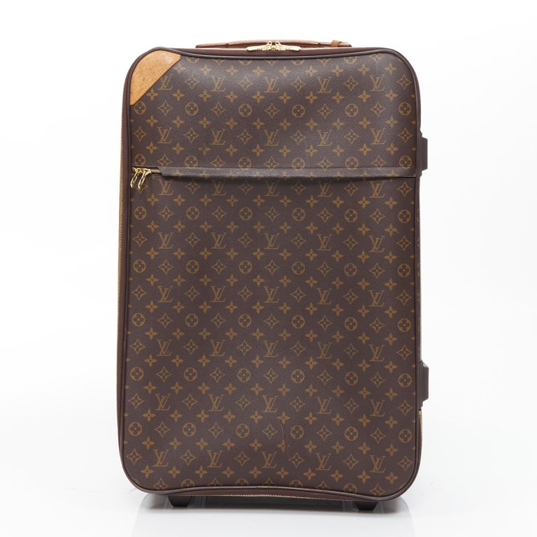 Pegase leather travel bag Louis Vuitton Brown in Leather - 29733095