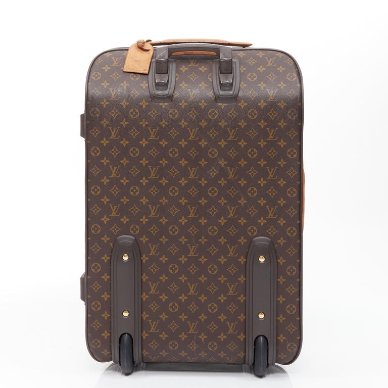 Louis Vuitton Brown Nylon Pegase 45 Suitcase Cover/Protector at 1stDibs   louis vuitton luggage cover, louis vuitton luggage protective cover, lv  luggage cover