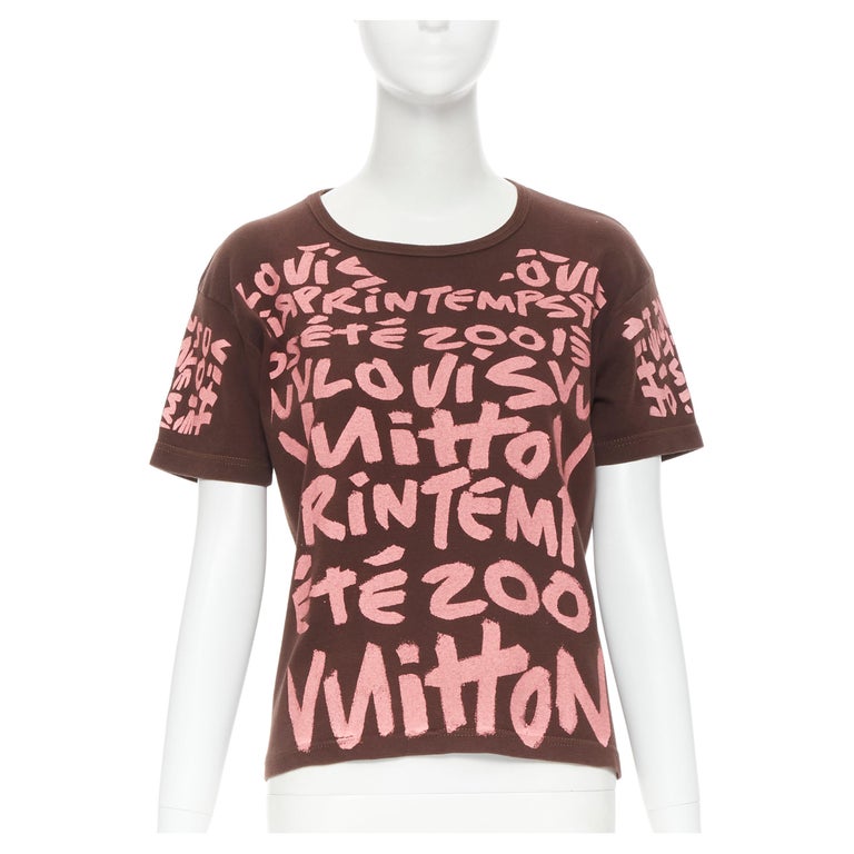 Louis Vuitton Louis Vuitton Virgil Abloh 1990's Style Graffiti T-Shirt