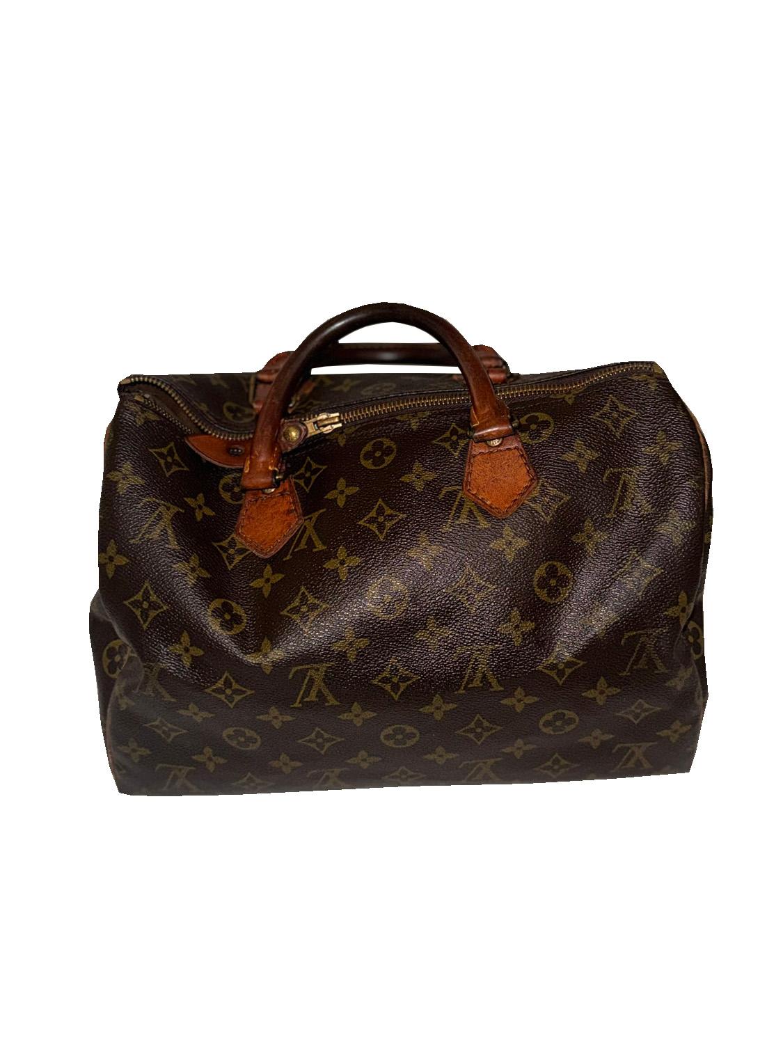 Vintage Louis Vuitton 1987 Speedy Handtasche (Schwarz) im Angebot