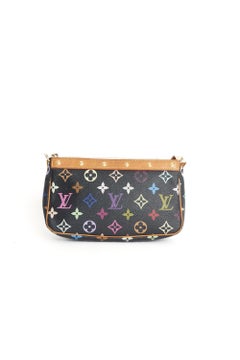 Vintage Louis Vuitton 2003 Coloured Monogram Pochette Bag