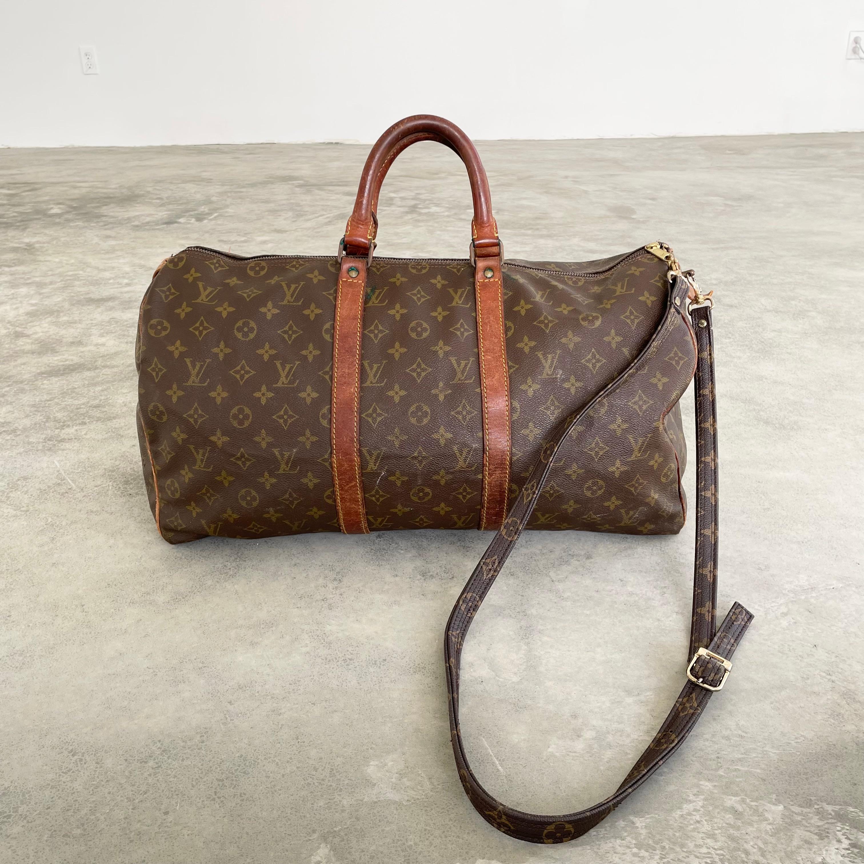 Vintage Louis Vuitton 50 cm Duffel Bag In Good Condition For Sale In Los Angeles, CA