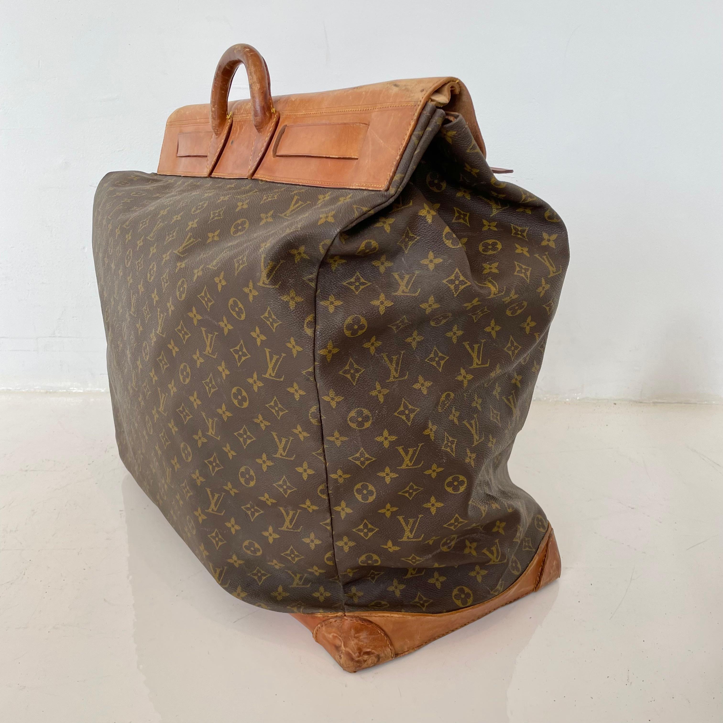 Vintage Louis Vuitton 65 cm Steamer Bag For Sale 6