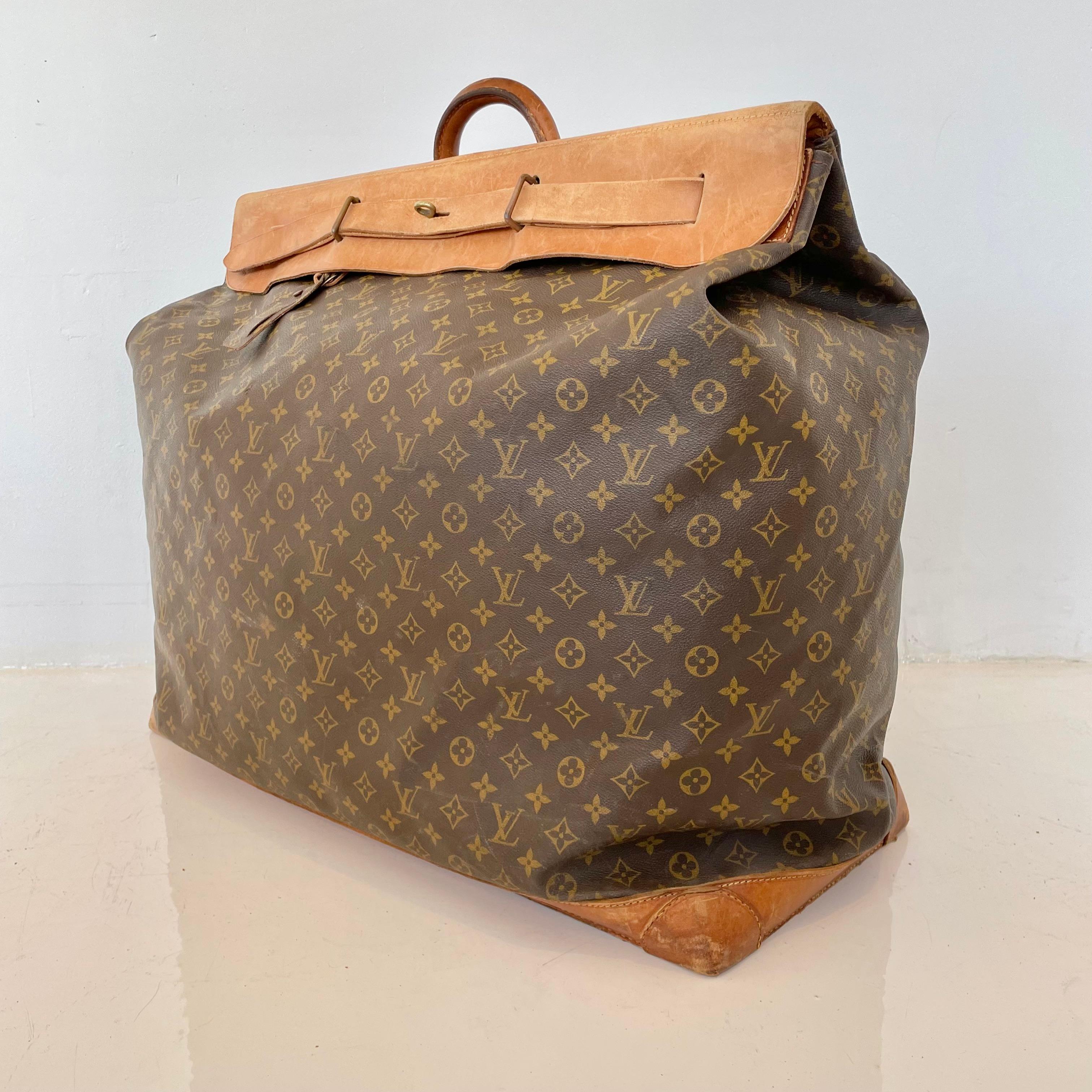 French Vintage Louis Vuitton Steamer Bag