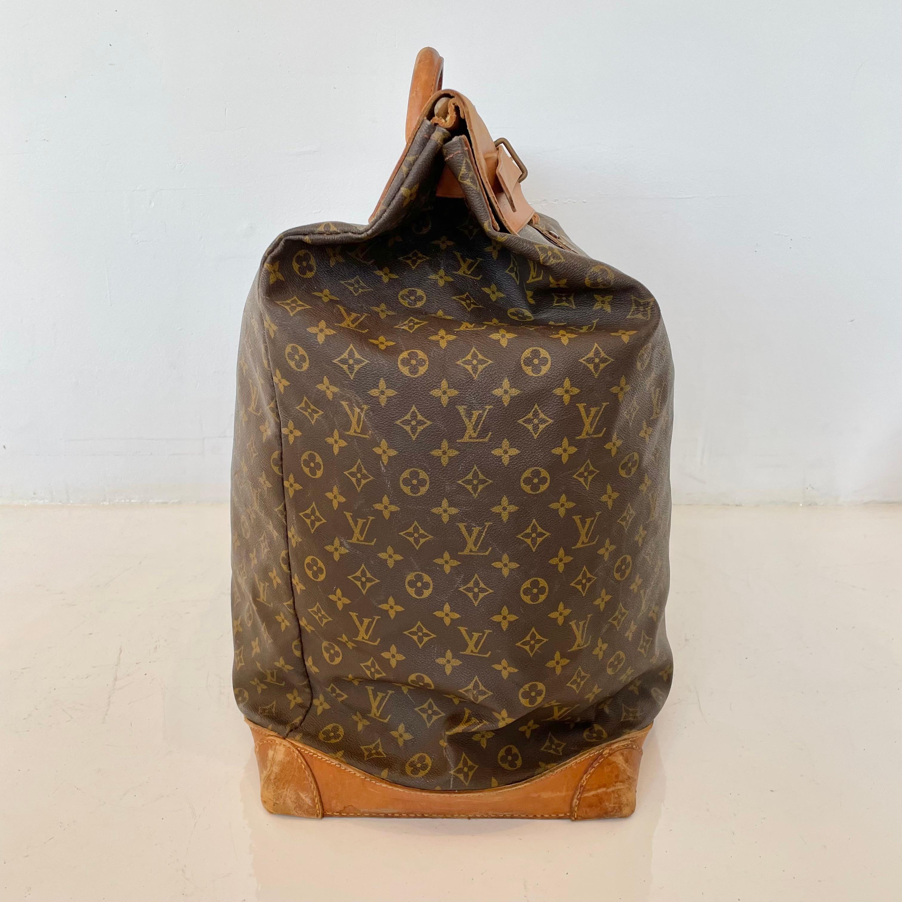 Late 20th Century Vintage Louis Vuitton Steamer Bag