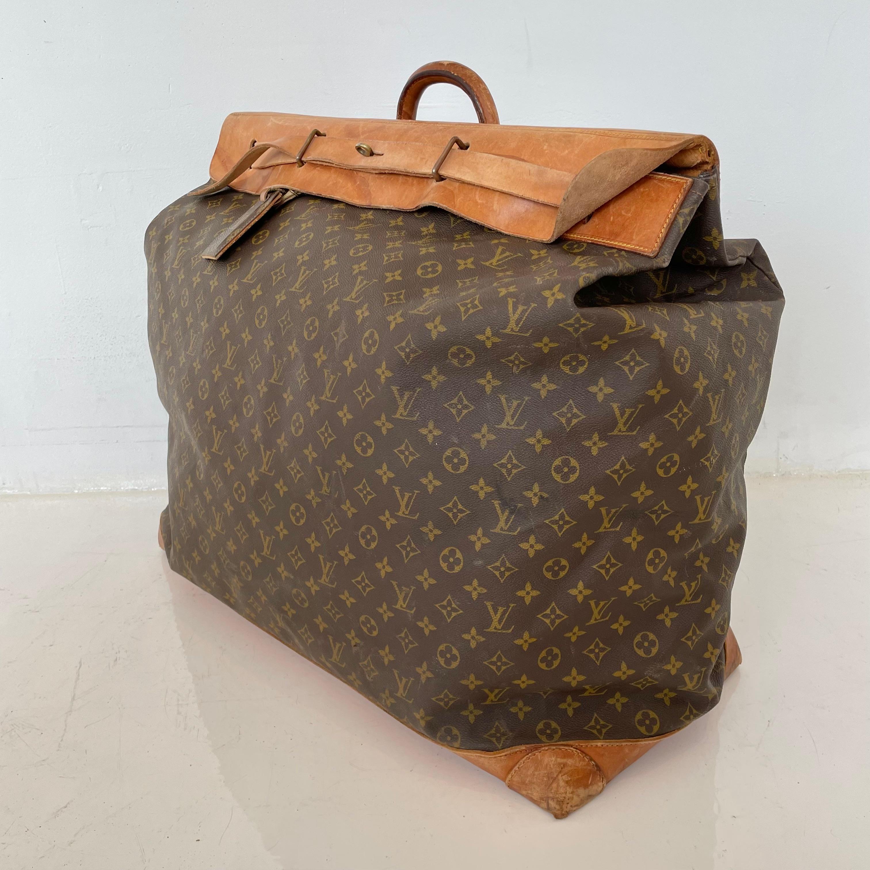Vintage Louis Vuitton Steamer Bag In Good Condition For Sale In Los Angeles, CA