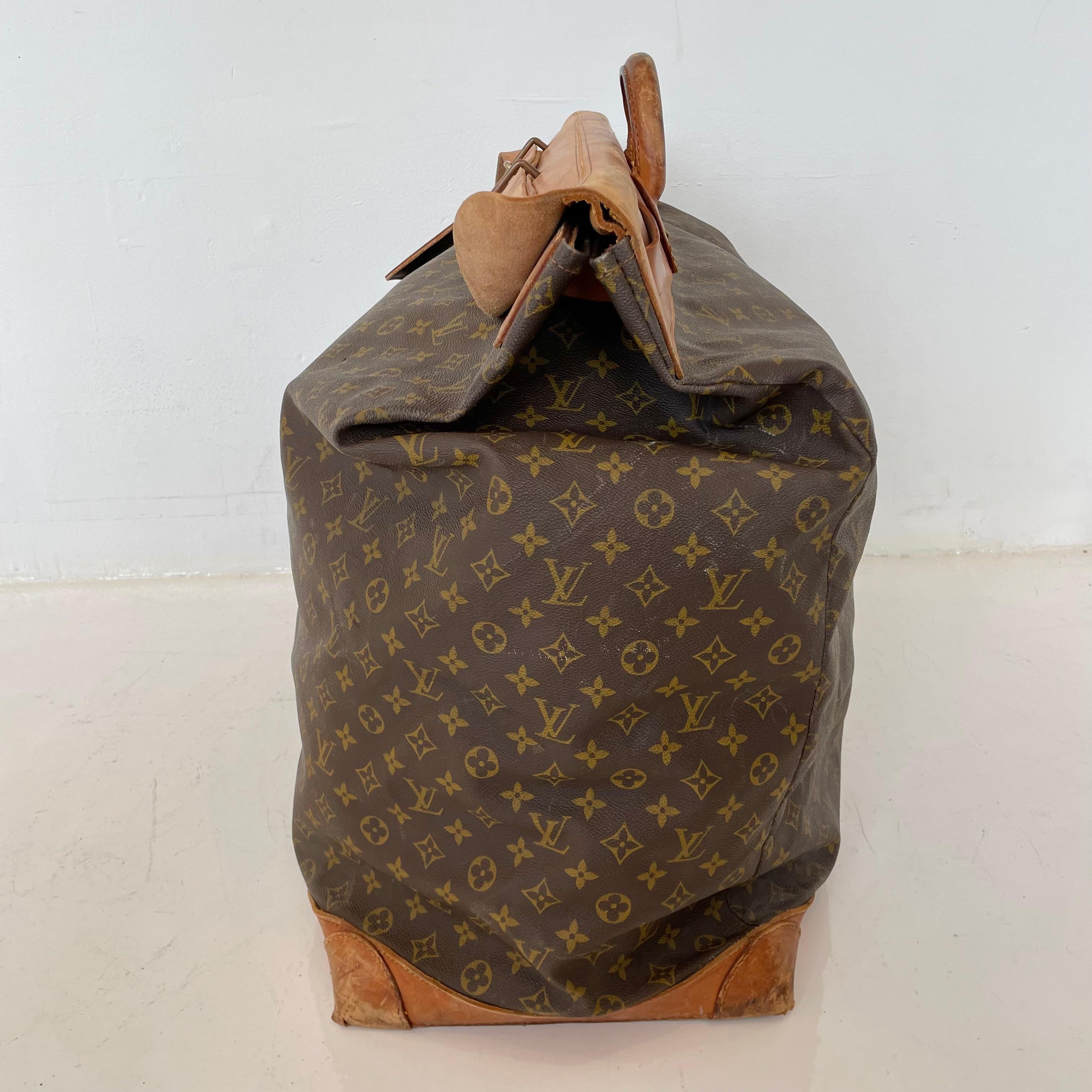 Late 20th Century Vintage Louis Vuitton Steamer Bag For Sale