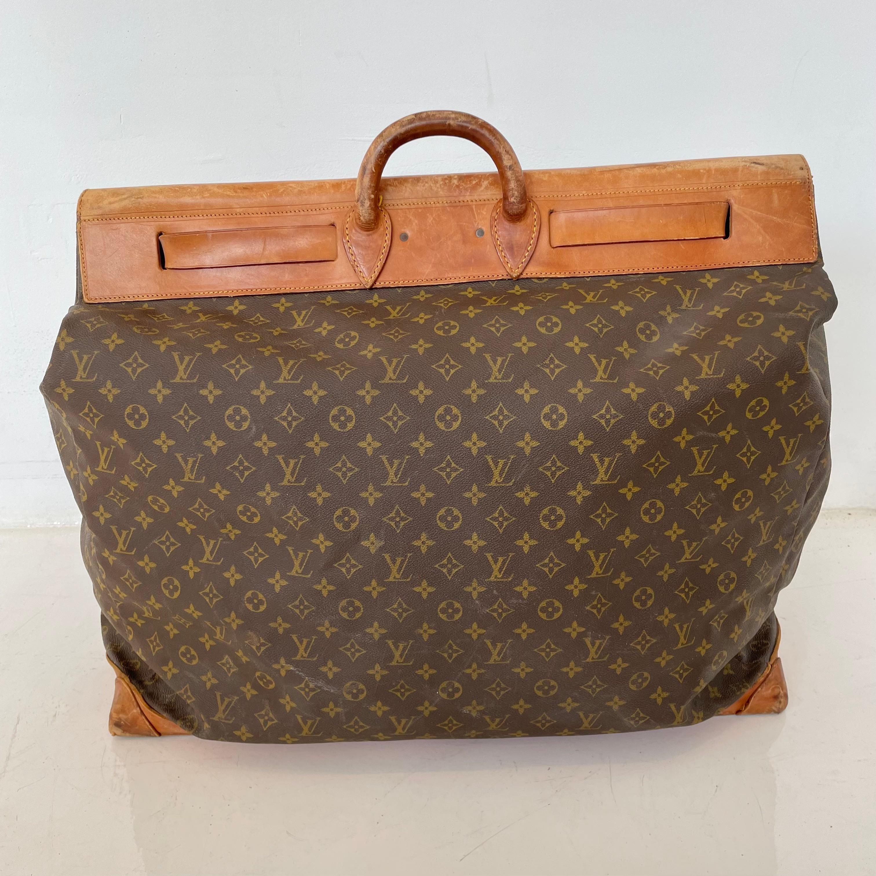 Vintage Louis Vuitton 65 cm Steamer Bag For Sale 4
