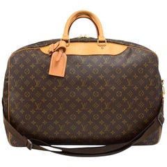 Vintage Louis Vuitton Alize 2 Poches Monogram Canvas Travel Bag + Strap