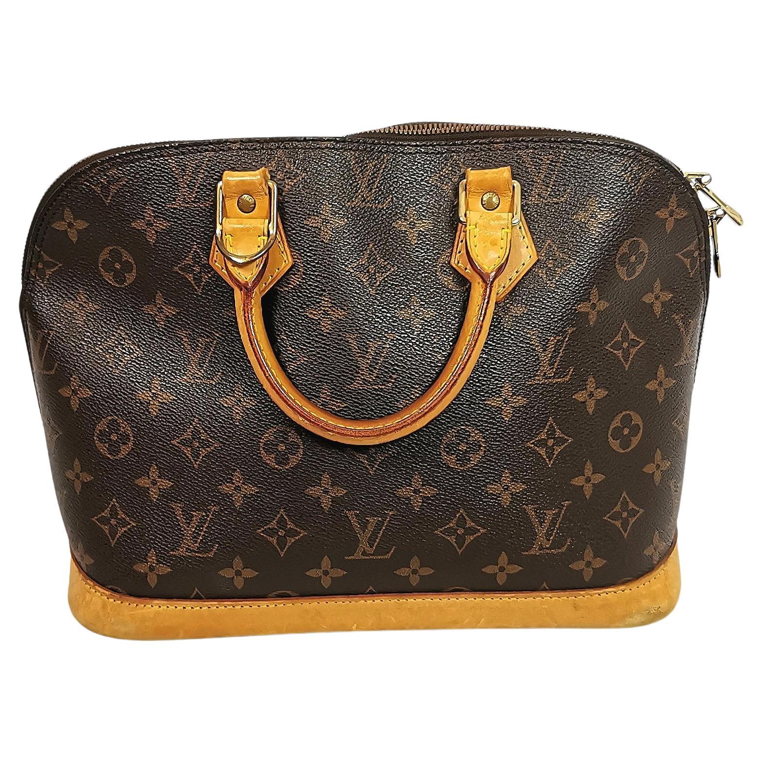 Vintage Louis Vuitton Alma MM handbag, top handle, 1998 For Sale