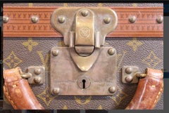 Vintage Louis Vuitton Alzer 80 Monogram Leather Trunk Suitcase Louis Vuitton