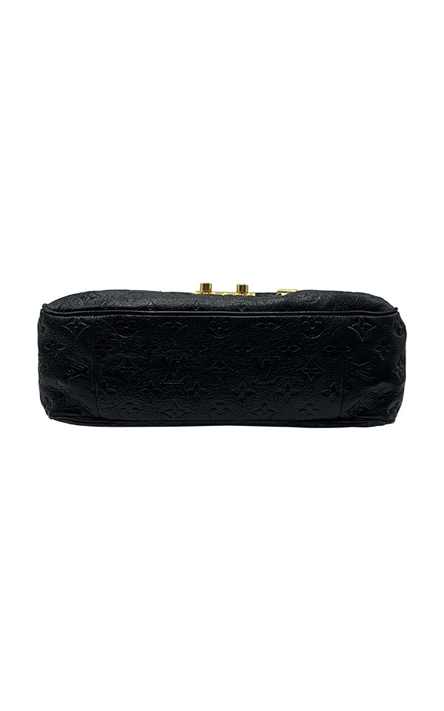 Vintage Louis Vuitton Black Empreinte Monogram Bag In Excellent Condition For Sale In Paris, FR