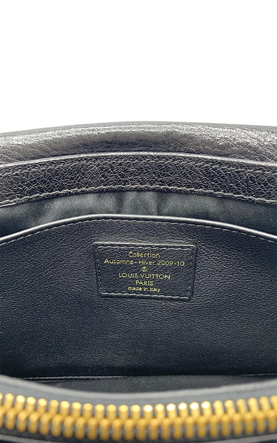 Women's Vintage Louis Vuitton Black Empreinte Monogram Bag For Sale