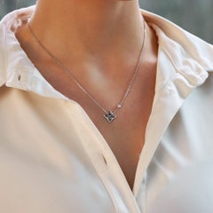 Vintage Louis Vuitton Blossom B Mother of Pearl and Diamond Necklace in Gold