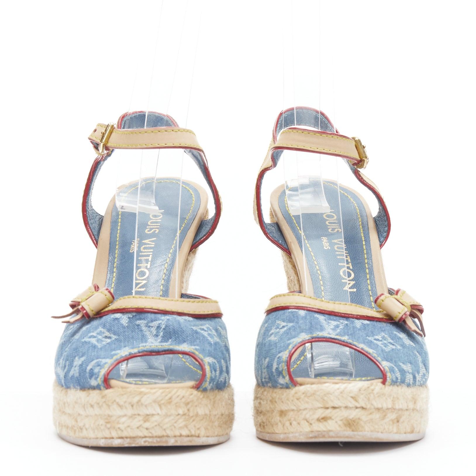 lv wedge sandals