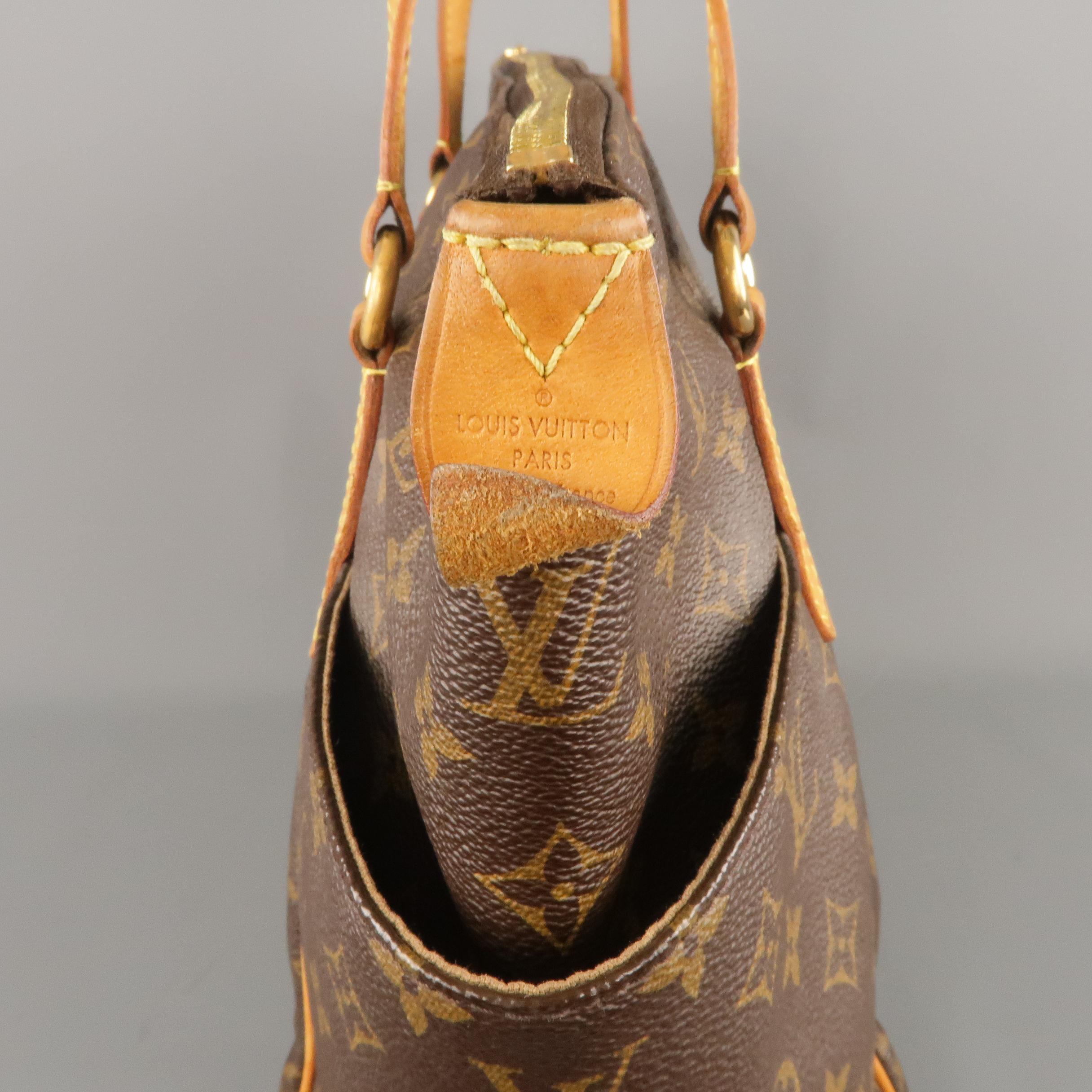 Vintage LOUIS VUITTON Brown Monogram Canvas Totally PM Tote Bag 1