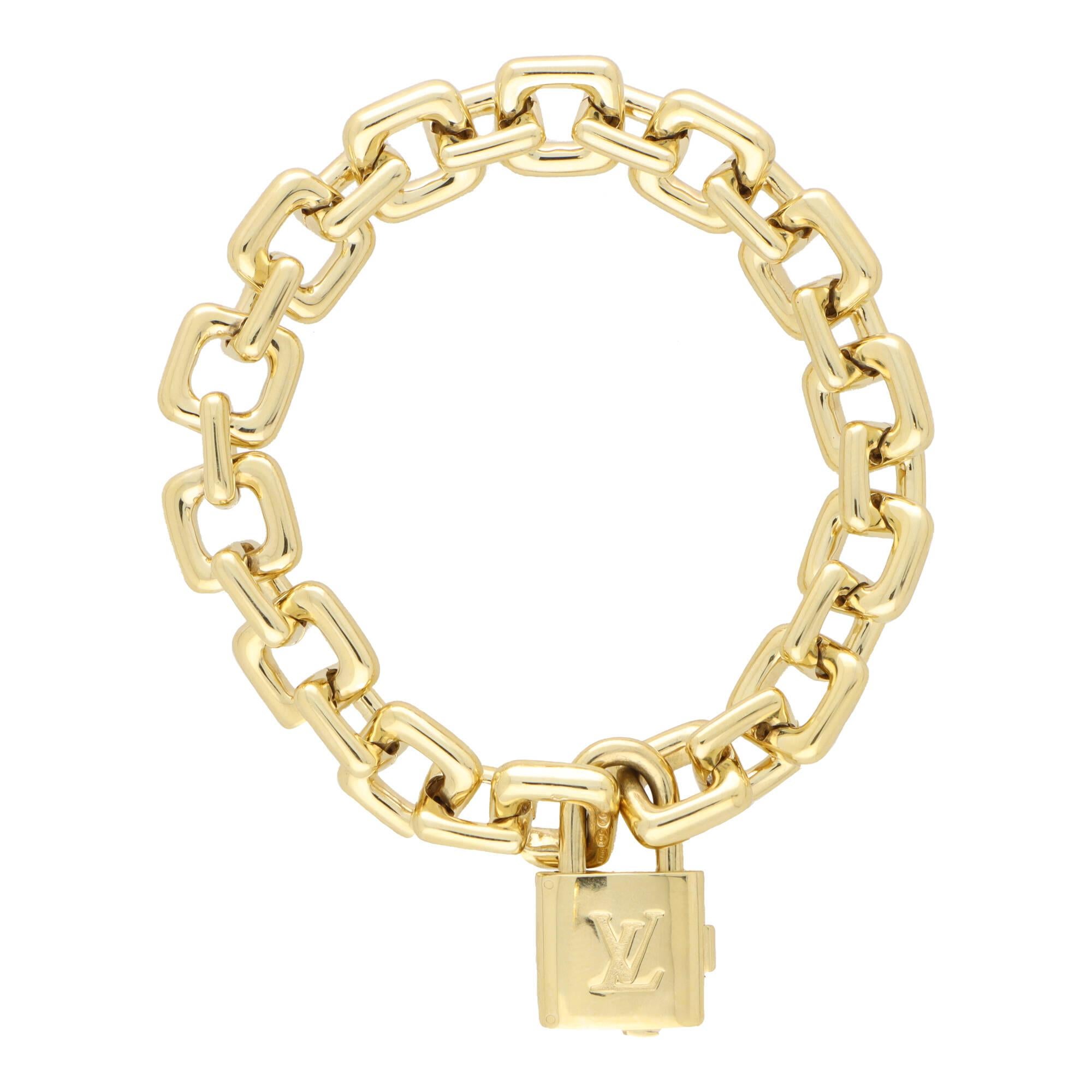 louis vuitton cuban link bracelet