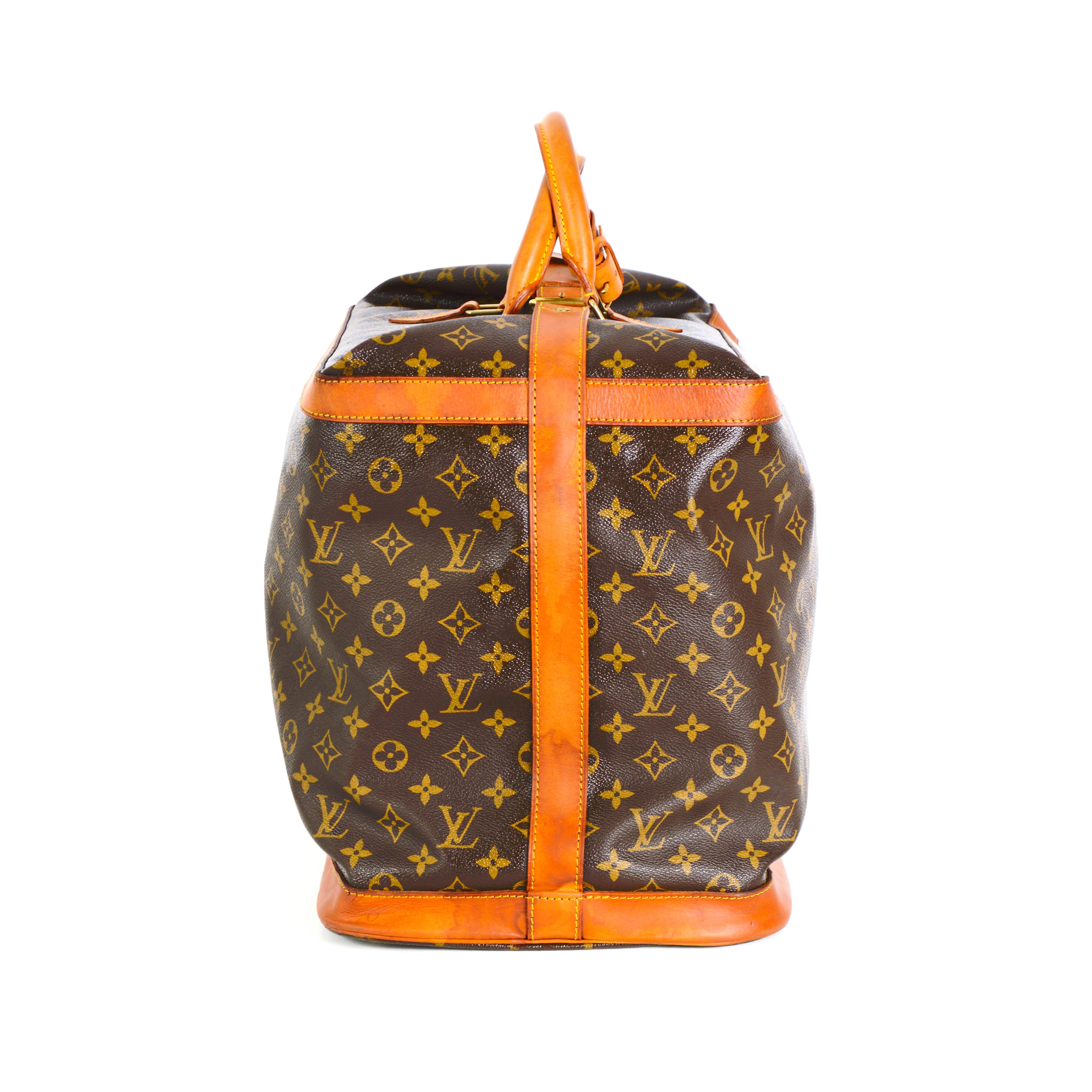 Brown Vintage Louis Vuitton cruiser 45 monogram bag.