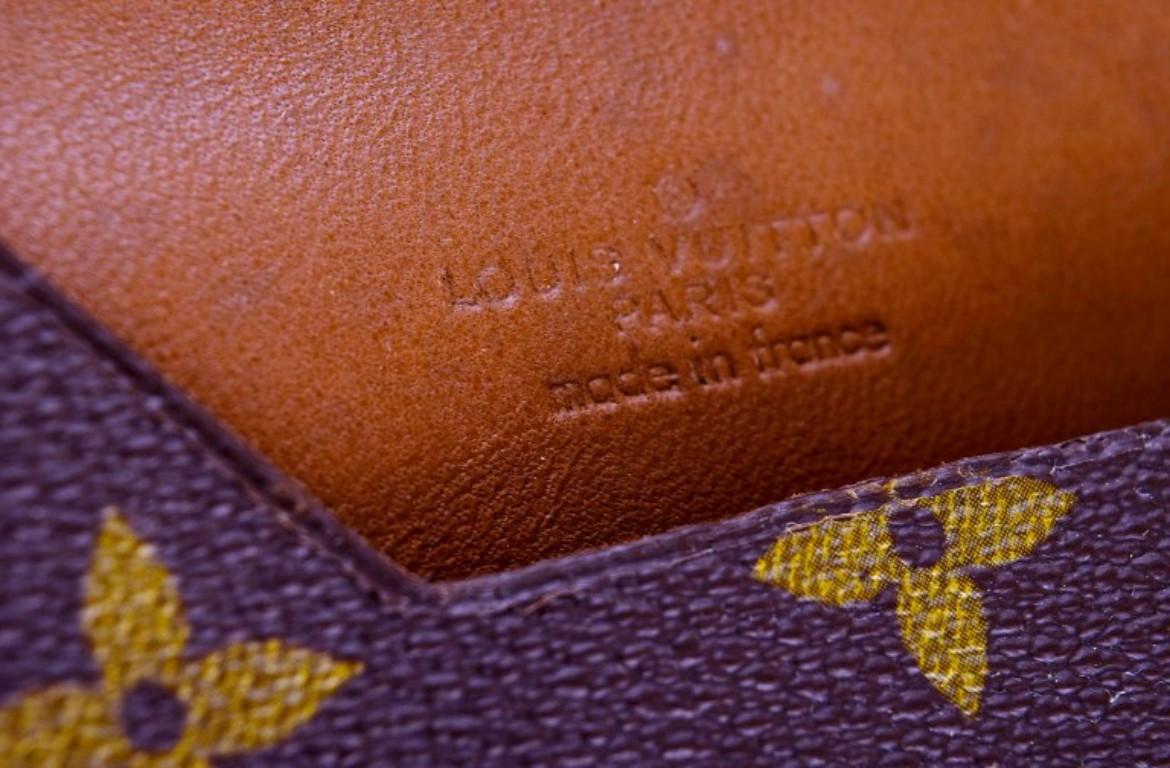 Louis Vuitton-Esstellertasche im Vintage-Stil. Monogramm Leinwand, ca. 1970er Jahre (Leder) im Angebot