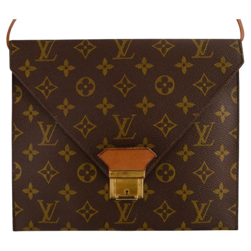 Louis Vuitton-Esstellertasche im Vintage-Stil. Monogramm Leinwand, ca. 1970er Jahre im Angebot