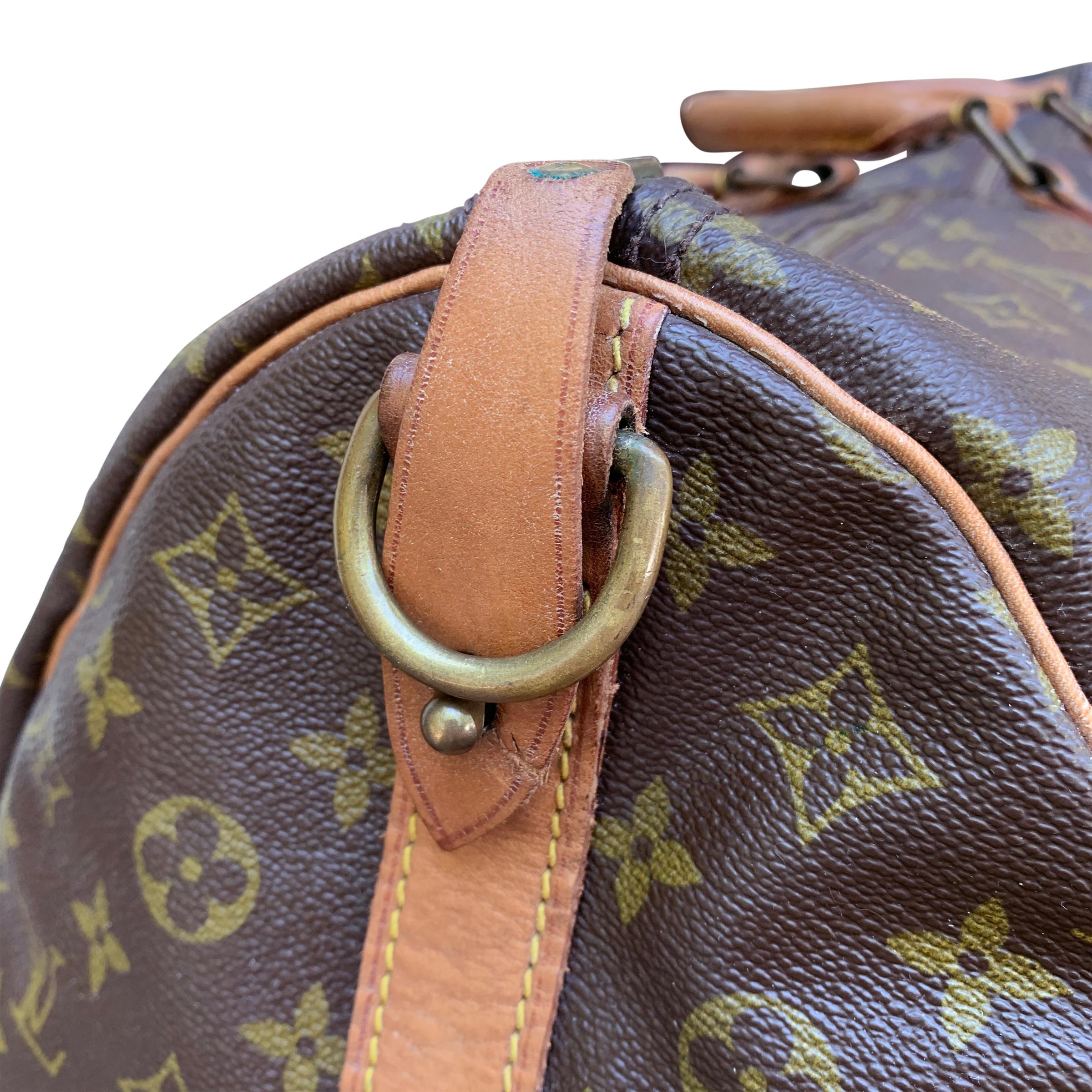 Leather Vintage Louis Vuitton Duffle Bag