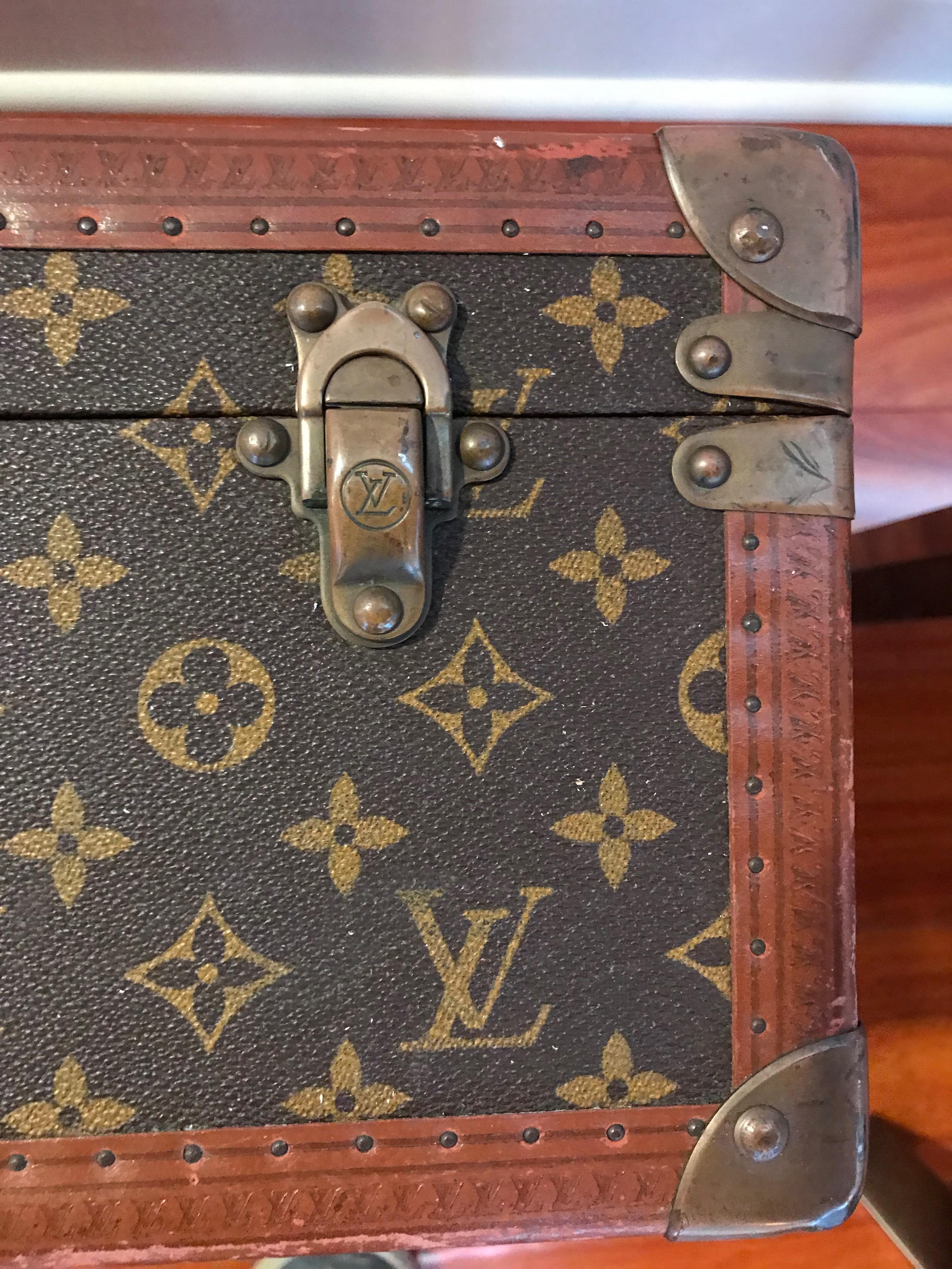 Vintage Louis Vuitton Hard Suitcase, 1920s 2