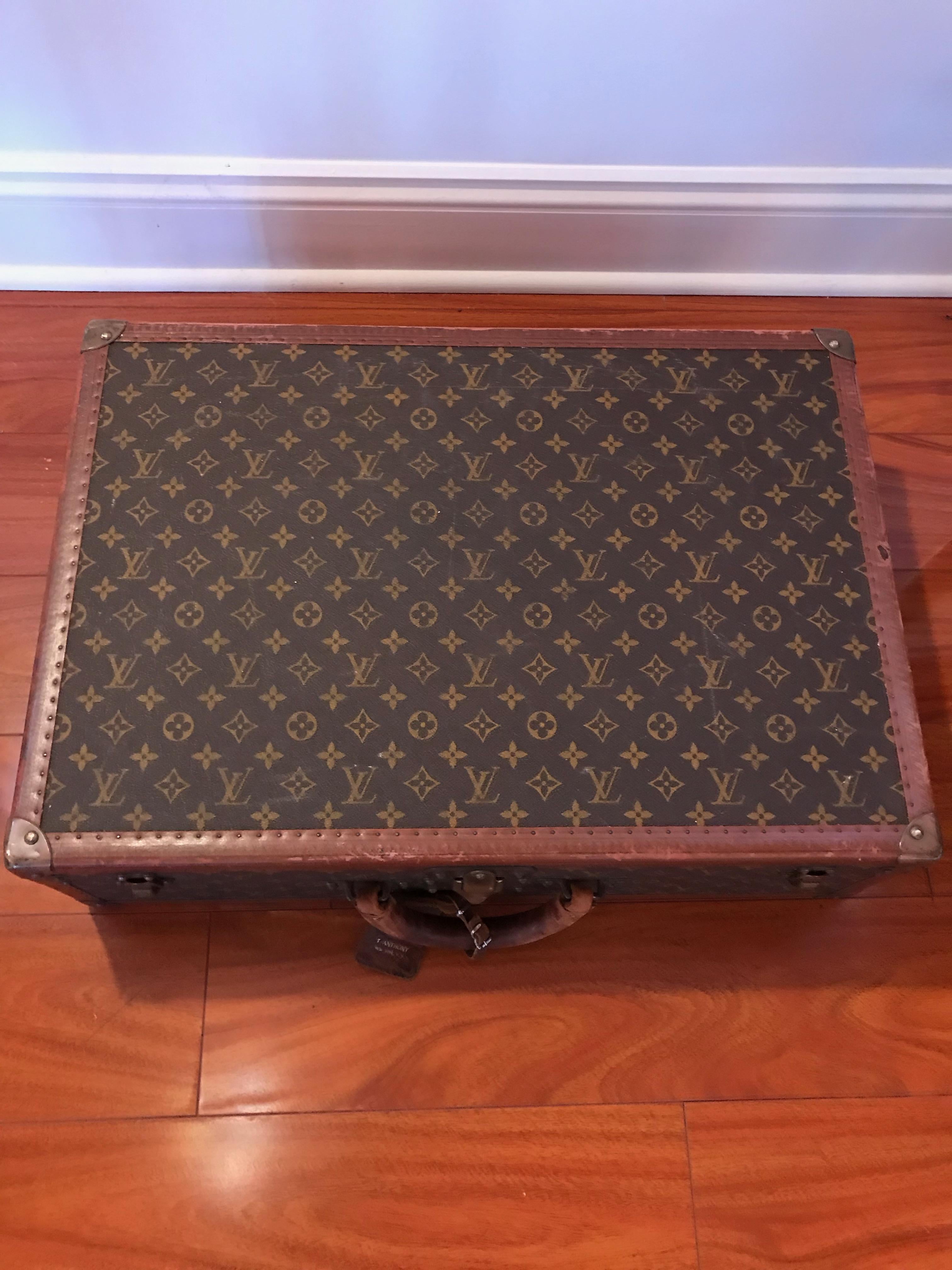 Vintage Louis Vuitton Hard Suitcase, 1920s 3