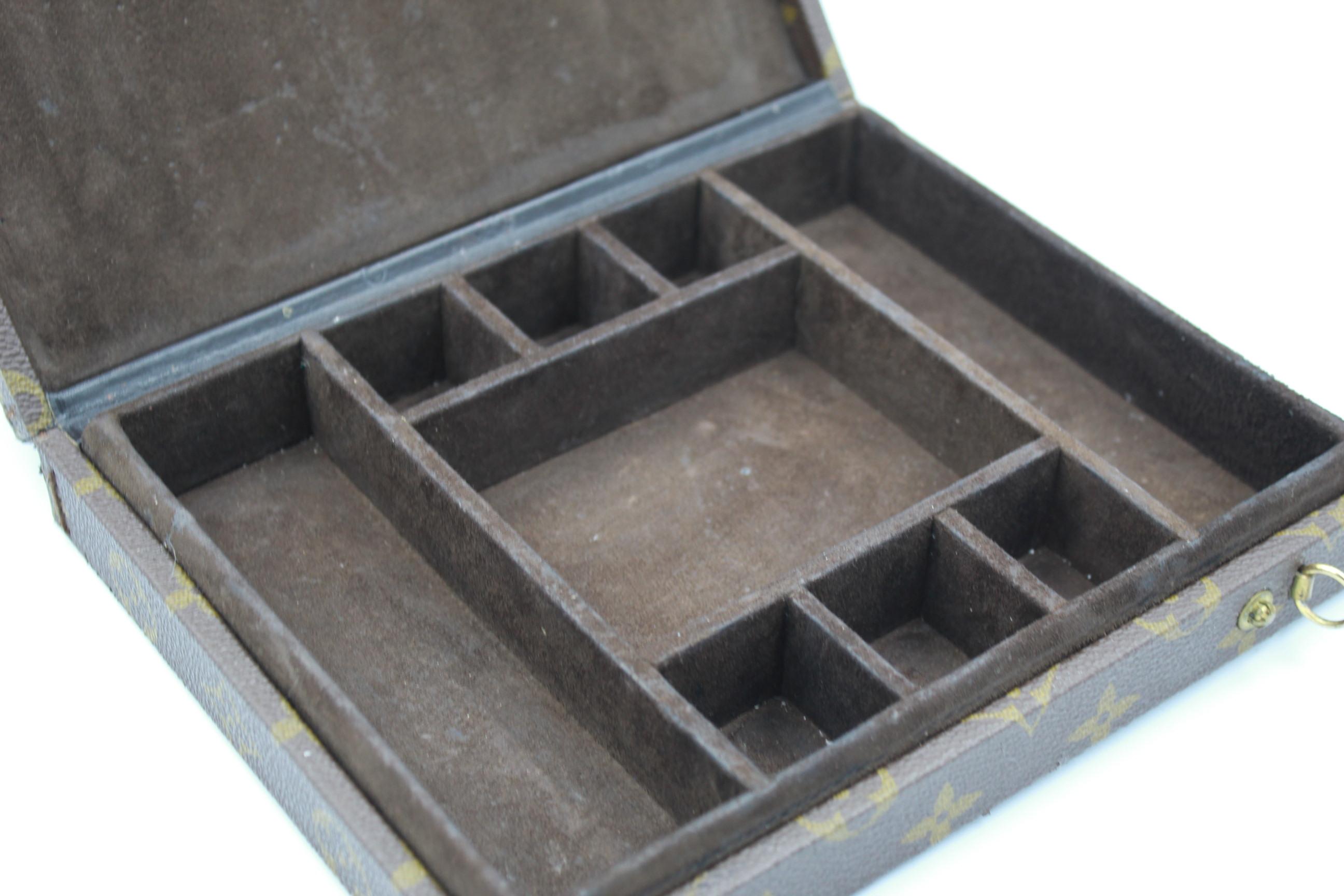 Vintage Louis Vuitton Jewelry Box in Monogram Canvas at 1stDibs old