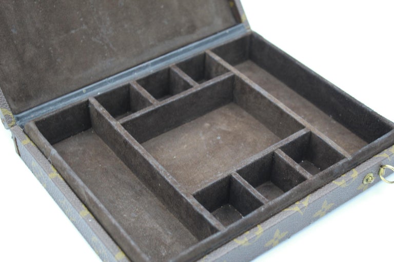 Vintage Louis Vuitton Jewelry Box in Monogram Canvas at 1stDibs