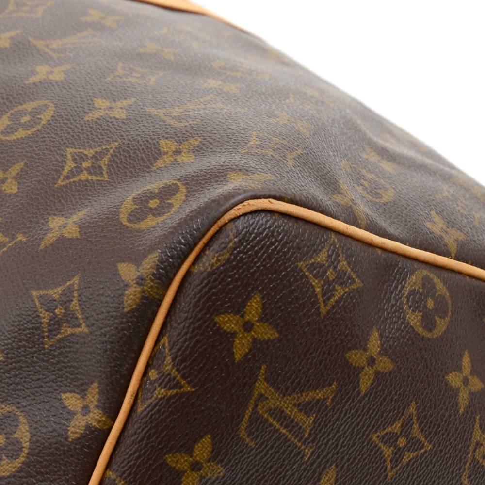 Louis Vuitton Vintage Keepall 60 Bandouliere Monogram Canvas Duffel Travel Bag 2