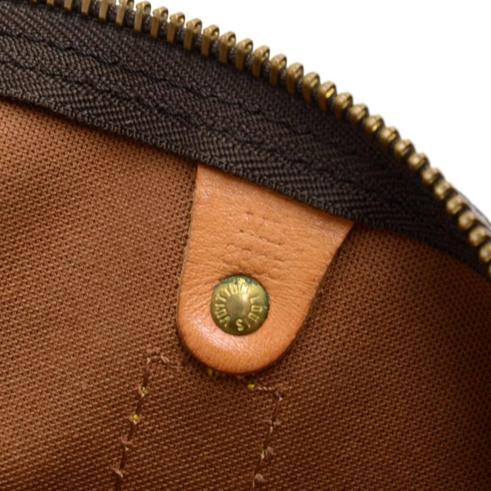 Louis Vuitton Vintage Keepall 60 Bandouliere Monogram Duffel Travel Bag + Strap 4
