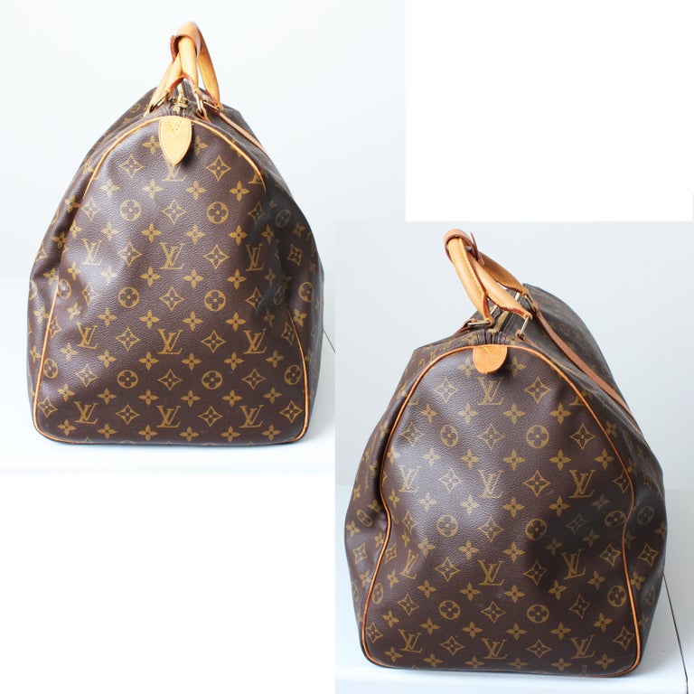 Louis Vuitton Vintage Monogram Keepall 60 Travel Bag ○ Labellov