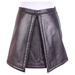 Vintage Louis Vuitton Leather Skirt