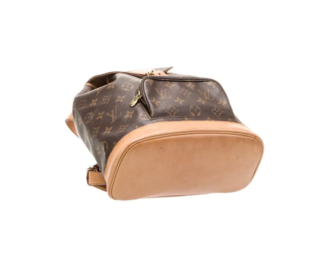 Vintage Louis Vuitton LV Monogram Montsouris MM Vintage Back Pack 5