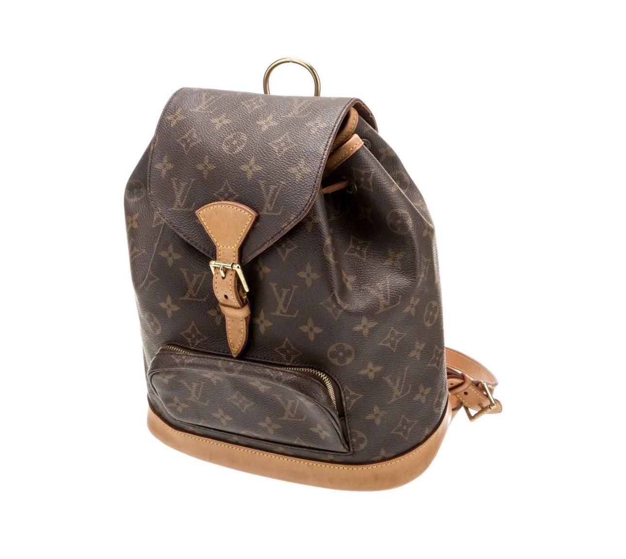 Vintage Louis Vuitton LV Monogram Montsouris MM Vintage Back Pack 1