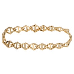 Vintage Louis Vuitton LV Volt Curb Chain Large Bracelet