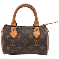 Vintage Louis Vuitton Mini Speedy Sac HL Monogram Canvas Hand Bag