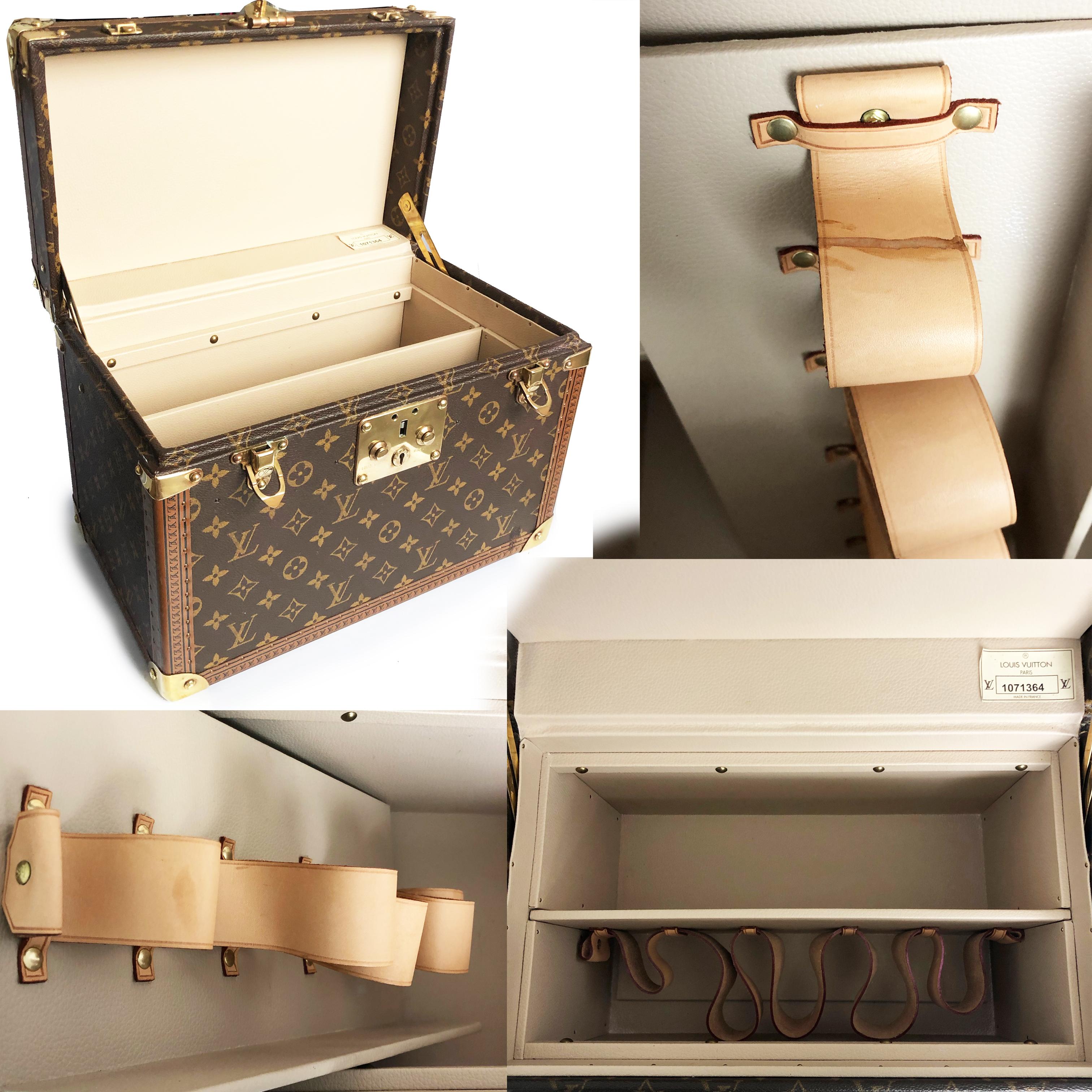 Women's or Men's Vintage Louis Vuitton Monogram Boite Pharmacie Train Case Vanity Travel Bag 