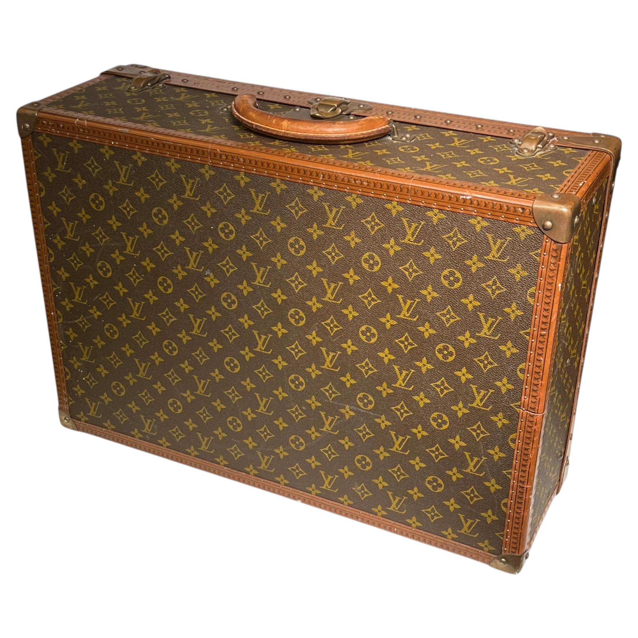 Vintage Louis Vuitton Monogram Canvas Alzer 60 Baule / Valigia