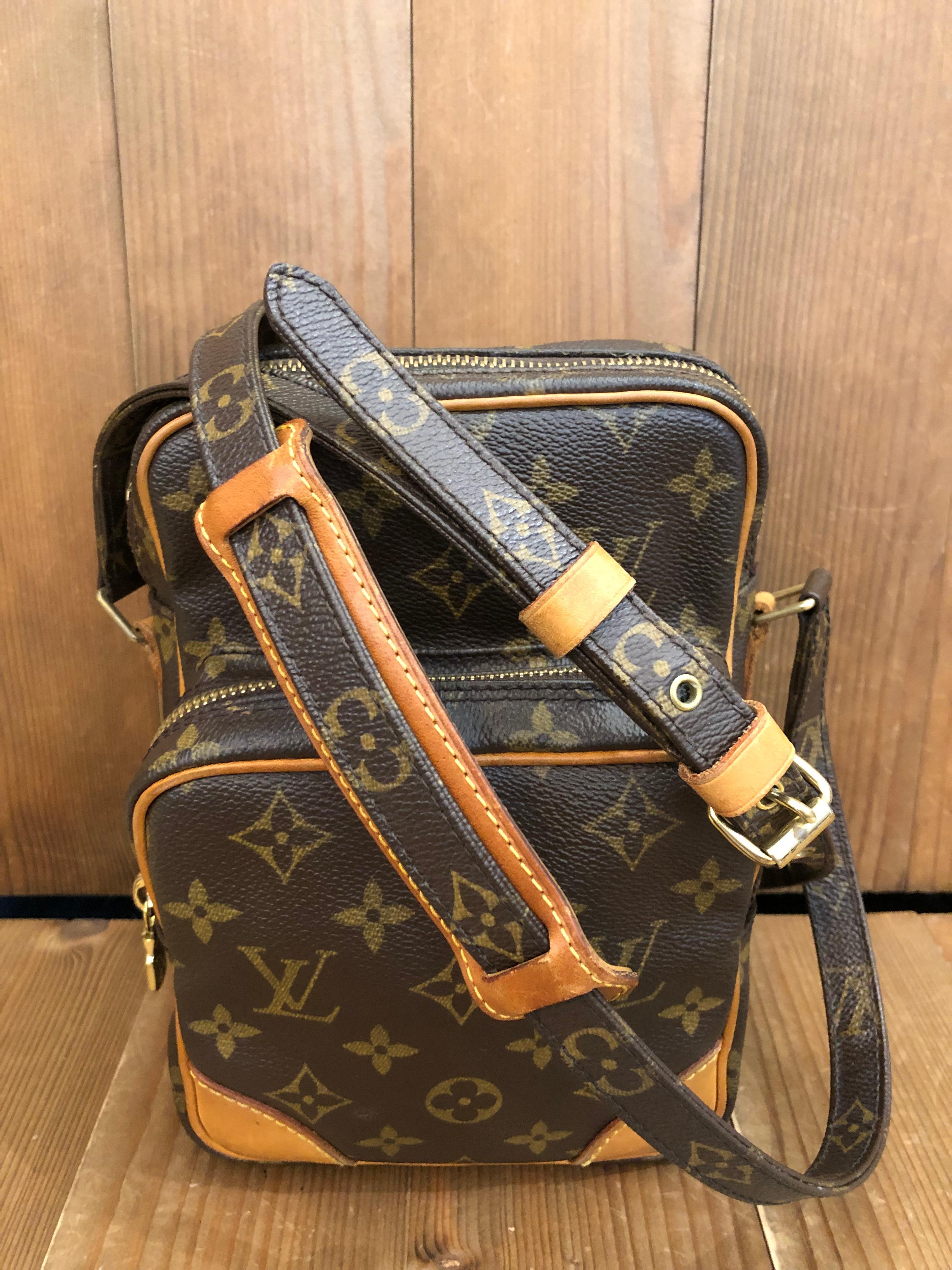 Vintage LOUIS VUITTON Monogram Canvas Amazon Camera Bag Unisex 5