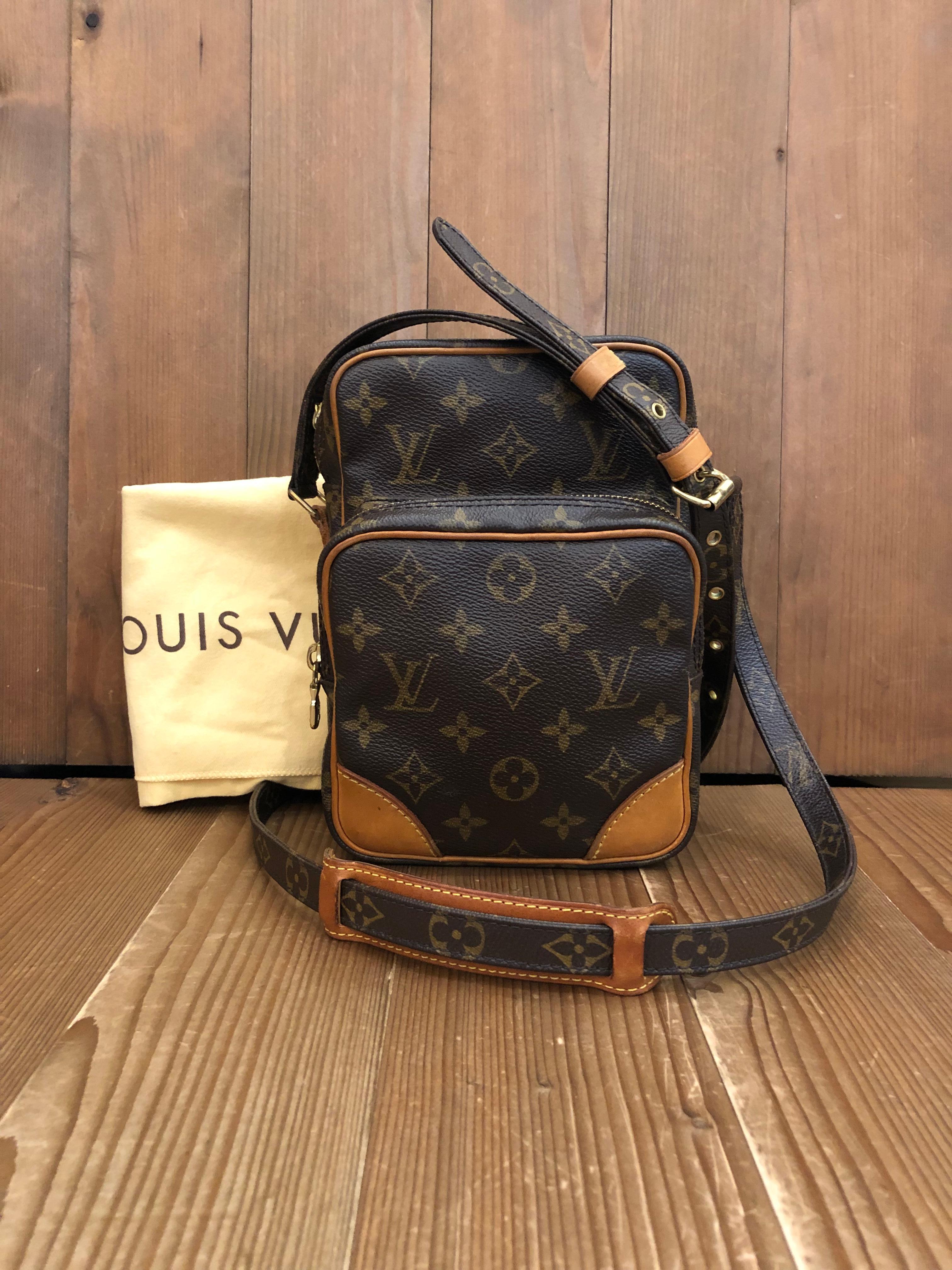 Vintage LOUIS VUITTON Monogram Canvas Amazon Camera Bag Unisex 3