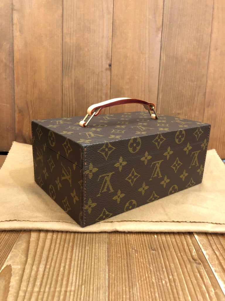 Vintage LOUIS VUITTON Monogram Canvas Boite A Tout Jewelry Case