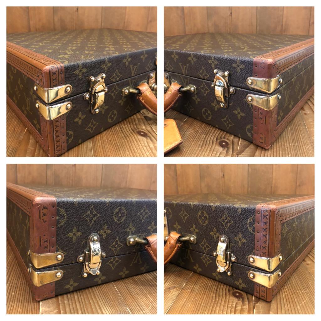 Vintage LOUIS VUITTON Monogram Canvas Cotteville 45 Trunk Attaché Case In Good Condition In Bangkok, TH