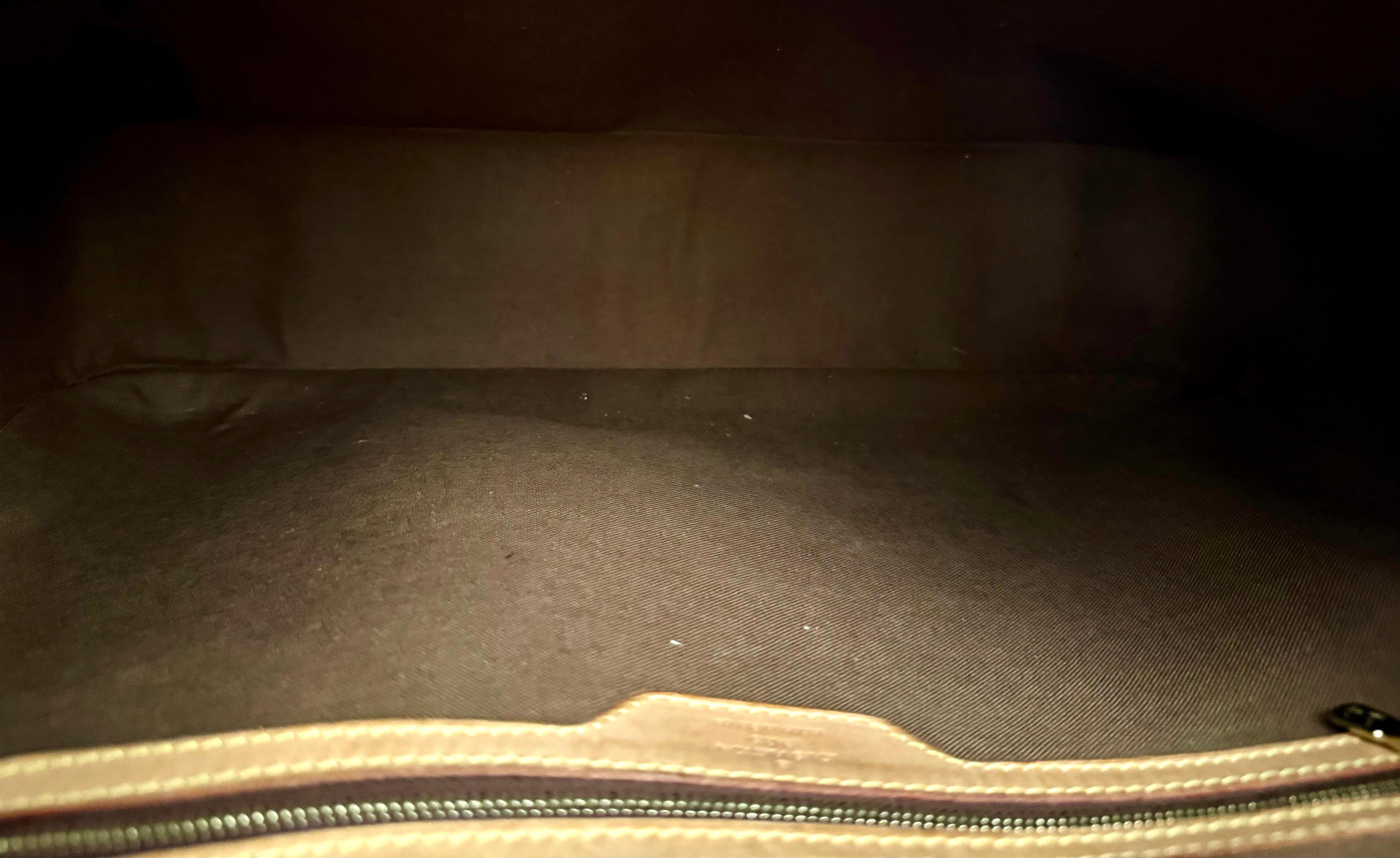 Vintage LOUIS VUITTON Monogram Canvas Dersou Messenger Bag Brown Custom-Made 6