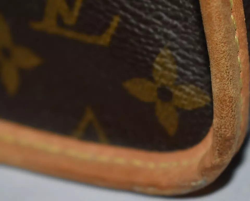 Vintage Louis Vuitton Monogram Dog Carrier Bag 40 Nice Condition In Excellent Condition For Sale In London, GB
