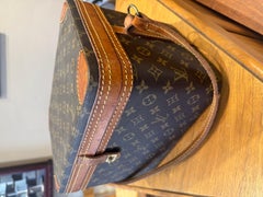 Vintage Louis Vuitton Monogram Hard-Sided Vanity Case — Leather Trim, Iconic Tru