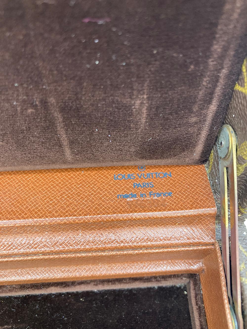 Sac à bijoux vintage Louis Vuitton avec monogramme, années 1970 en vente 7