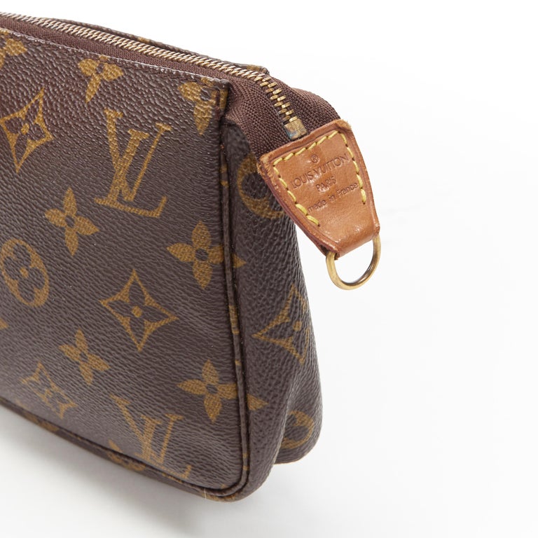 Louis Vuitton Vintage Minister Document Monogram Case Bag On Chain Cute