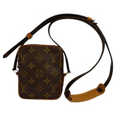 1990s Vintage LOUIS VUITTON Monogram Mini Danube Crossbody Bag Unisex