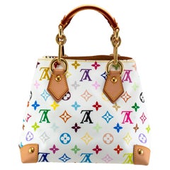 Vintage Louis Vuitton Monogram Multicolore Audra M40047 White Handbag
